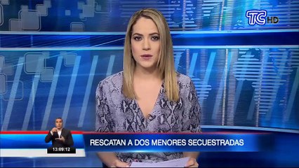 Policía Nacional especializada liberó a dos menores de edad secuestradas