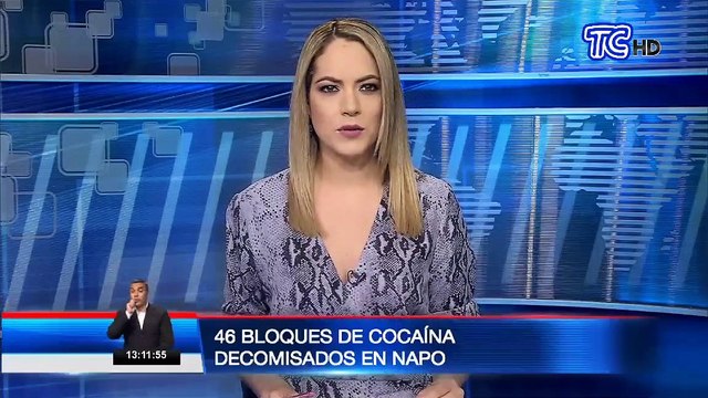 46 bloques de cocaína fueron decomisados en Napo
