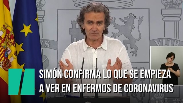 Simón confirma lo que están empezando a ver en enfermos de coronavirus: por fin buenas noticias