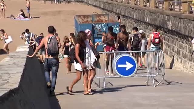 Playas llenas el primer fin de semana que están abiertas