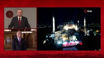 Ayasofya'da düzenlenen 'Fetih Şöleni'nde konuşan Erdoğan: 'İnşallah fethin 600. yıl dönümü olan 2053'te gençlerimize ecdatları Fatih'e layık bir Türkiye bırakacağız'