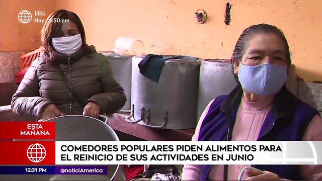 Edición Mediodía: Comedores populares piden alimentos para reiniciar actividades