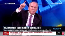 Muharrem İnce canlı yayını terk etti: Bu saygısızlık, bu faşizm