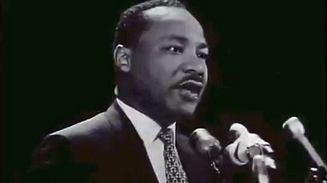 Dr. Martin Luther King listen to this speech