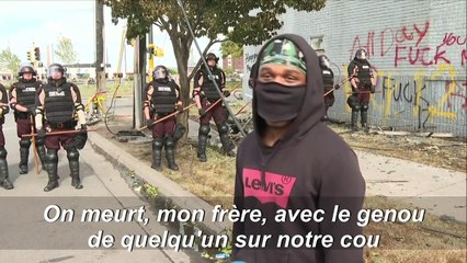"C'est ça la douleur": A Minneapolis, des manifestants font face à des policiers