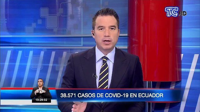 Coronavirus en Ecuador: Se reportan 38.571 casos confirmados y 3.334 fallecidos