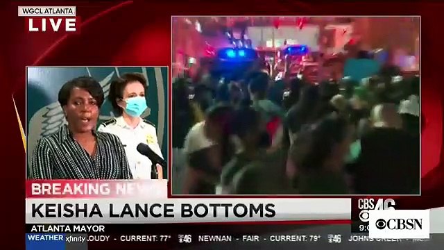 Powerful Speech from Atlanta Mayor Keisha Lance Bottoms says the violent demonstrations in Atlanta are “disgracing the life of George Floyd”