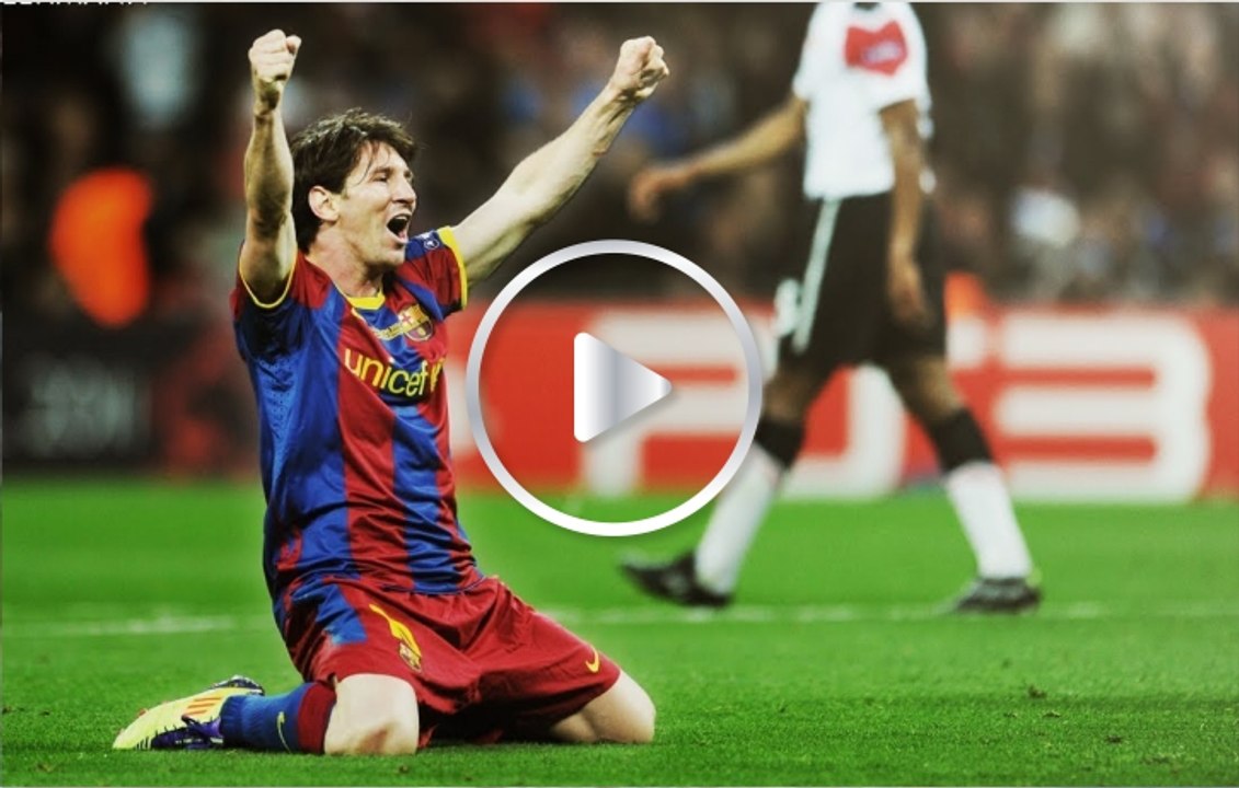 ¡Messi bestial! El golazo que decidía una final del Champions League contra el Manchester United de Ferguson