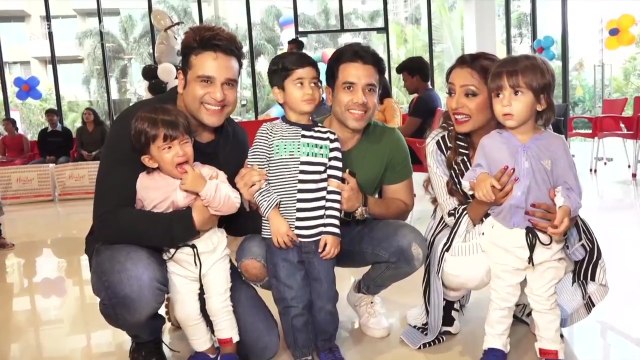 Members Of The Kapil Sharma Show Celebrates Krushna Abhisheks Twins Sons Birthday Celebration