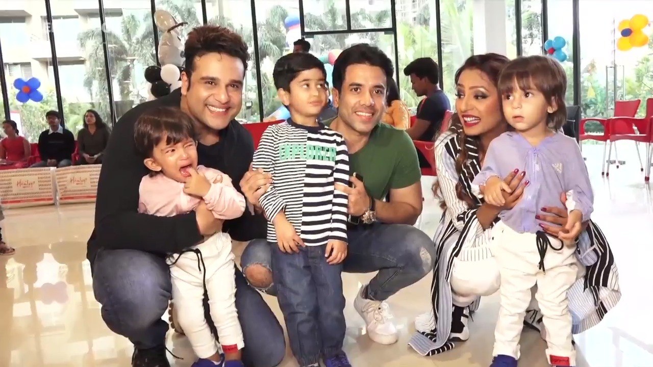Members Of The Kapil Sharma Show Celebrates Krushna Abhisheks Twins Sons Birthday Celebration