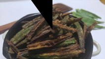 Kurkuri Bhindi | Okra Recipe | Besan Bhindi Masala - maddlykitchen