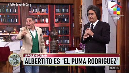 Albertito se convierte en "El Puma Rodríguez" y le dedica un tema al coronavirus