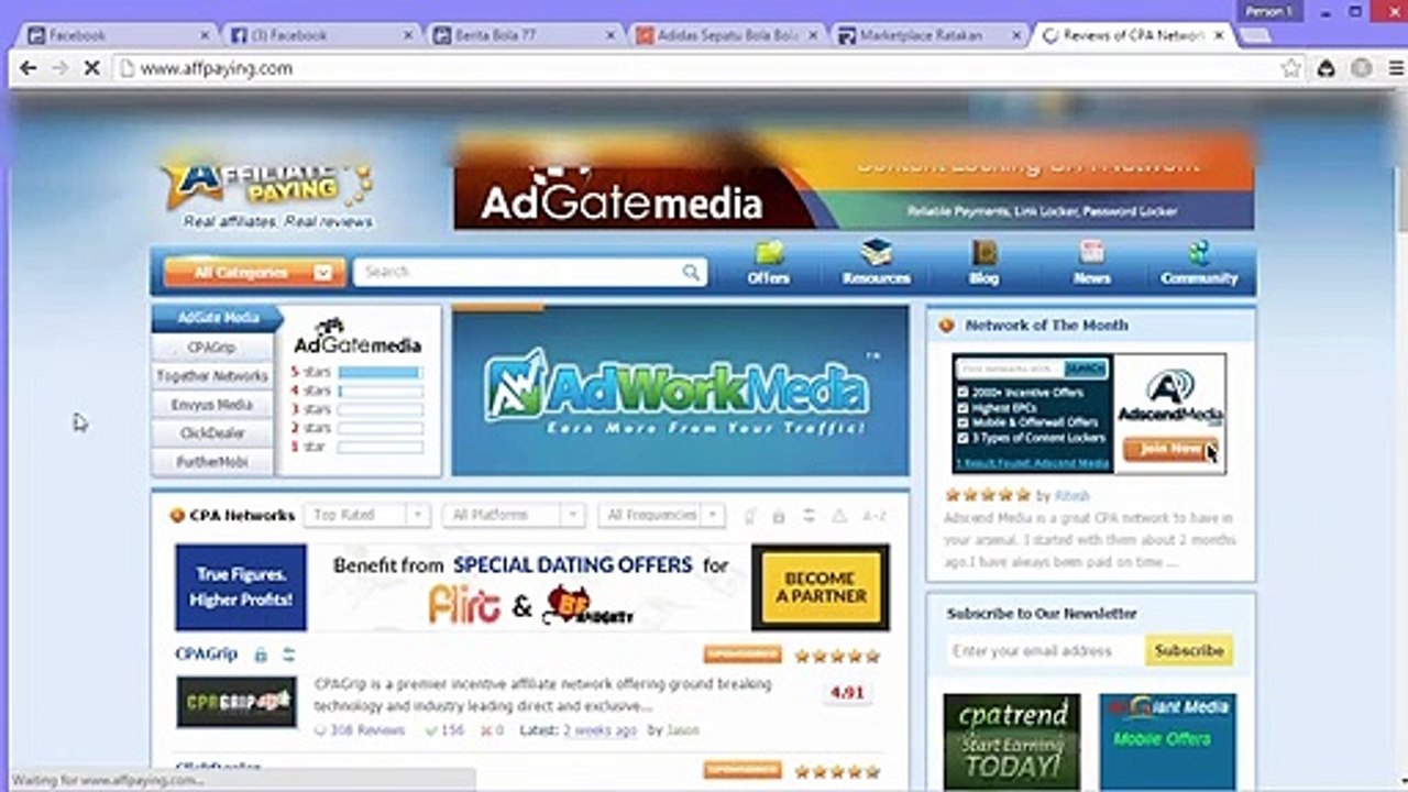 12. Monetize Fans Page Facebook Menggunakan CPA Marketing