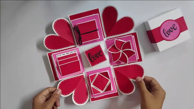 how to make explosion box\diy explosion box\]handmade explosion box for friend\explosion box tutorial\explosion box for beginners