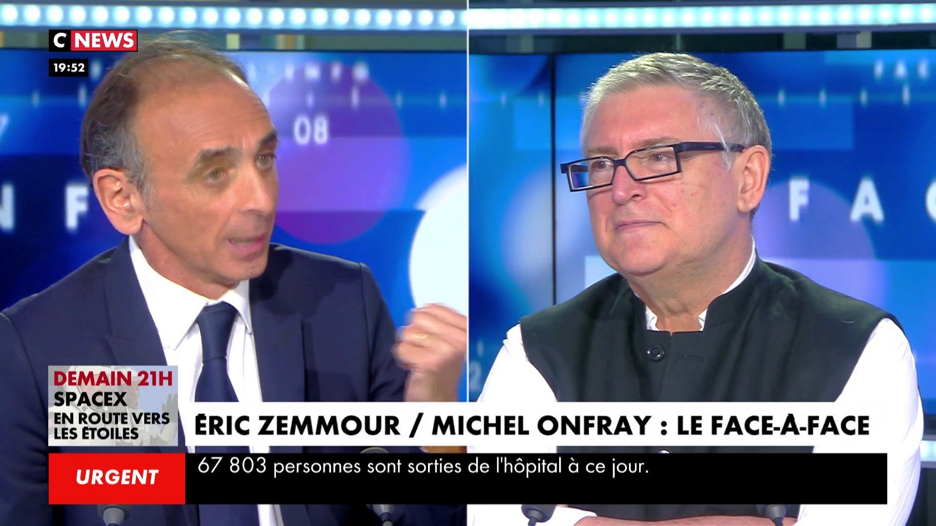 Eric Zemmour Face A Michel Onfray Video Dailymotion