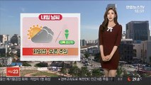 [날씨] 내일도 초여름 더위…내륙 곳곳 소나기