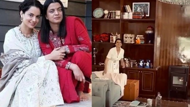 Kangana Ranaut खुद सजा रही हैं बहन Rangoli Chandel का नया घर, देखिए Video | FilmiBeat