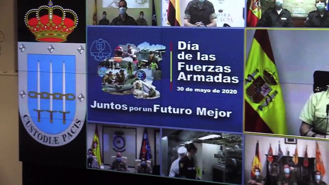 El Rey envía un mensaje de esperanza en el Día de las Fuerzas Armadas