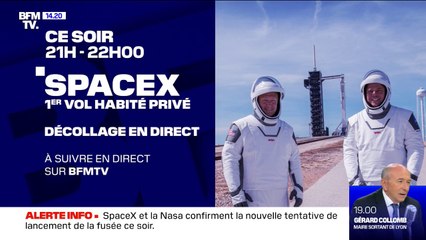 SpaceX et la Nasa confirment la nouvelle tentative de lancement de la fusée Falcon 9 ce samedi soir
