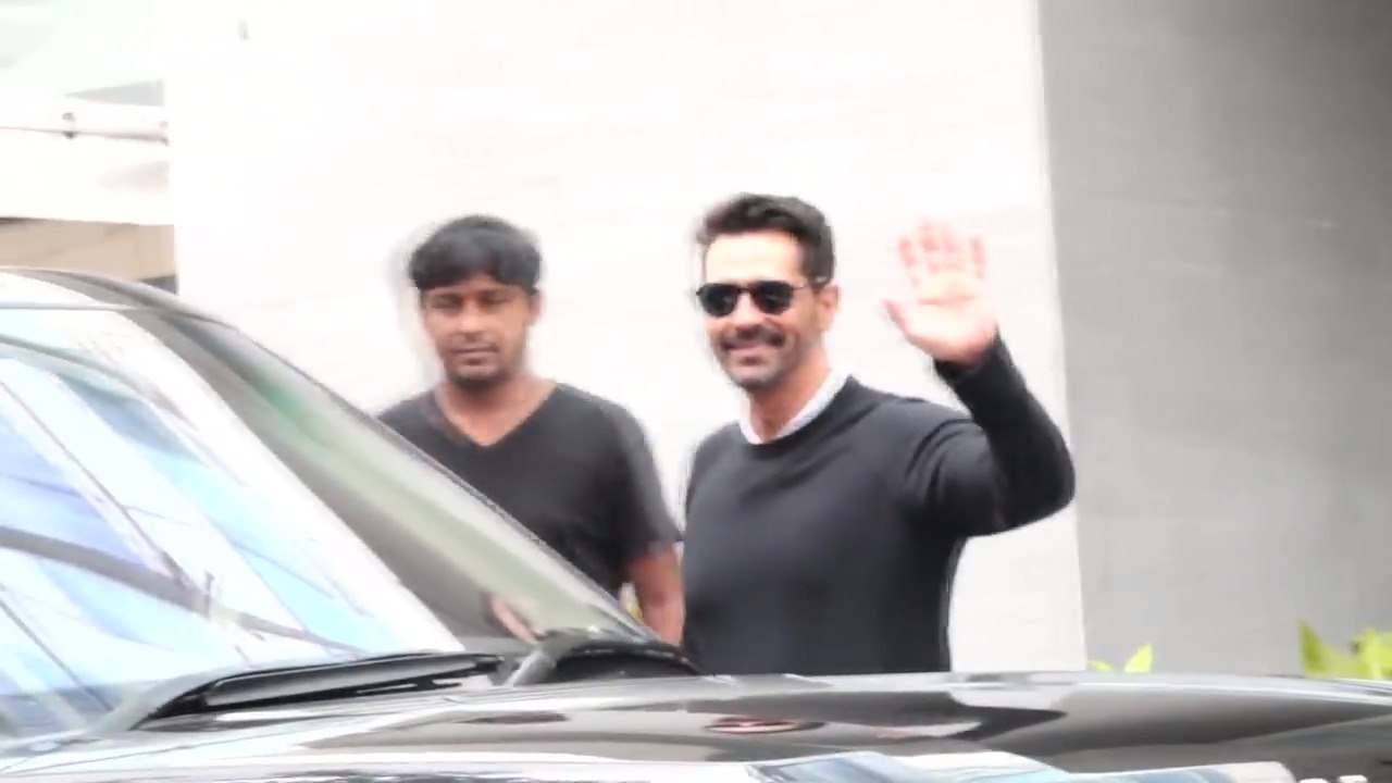 Arjun Rampal And Girlfriend Gabriella Demetriades Take Their Baby Boy Home