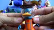 Disney Agent Perry and Candace Phineas 3 Ferb Brinquedo Revisado em Portugues