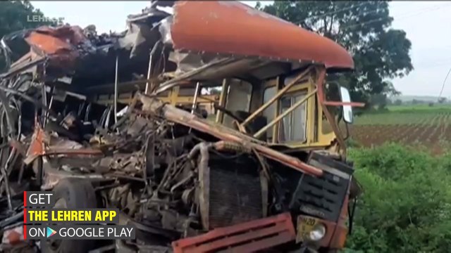 15 People Lost Their Lives As Bus Collides With Truck In Dhule