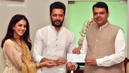 Riteish And Genelia Deshmukhs Heartwarming Gesture Towards Flood Victims