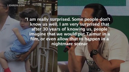 Saif Ali Khan talks about Taimur's cameo in films