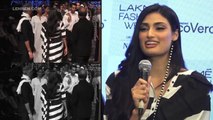 Sunil Shettys Daughter Athiya Dazzles The Ramp At Lakme Fashion Week