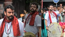 Marathi Celebs Participate In The Dhol Tasha Rally With Kalavant Dhol Tasha Pathak