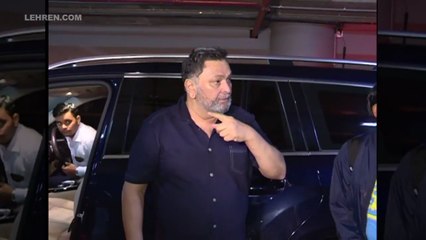 Rishi Kapoor Returns Home After A Year Of Treatment With Wife Neetu Singh