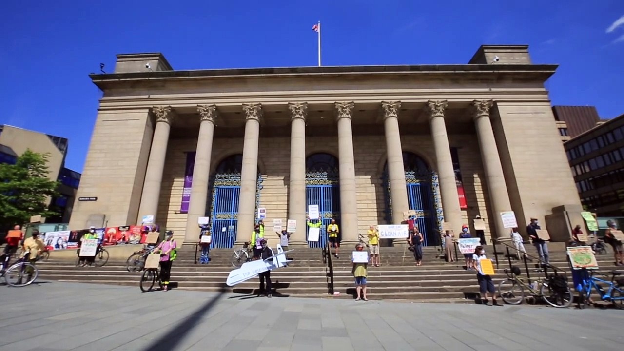 Extinction Rebellion Sheffield coordinates solo protests to demand fairer and greener post-pandemic society