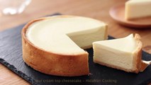 サワークリームトップ・チーズケーキの作り方 - Sour Cream Cheesecake Tart｜HidaMari Cooking