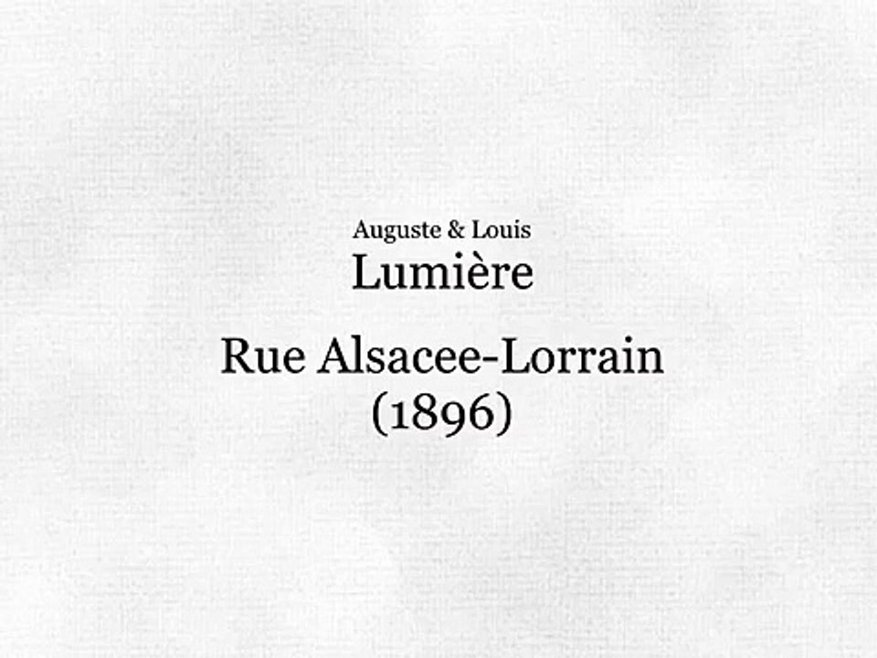 Rue Alsace-Lorraine (Calle Alsacia-Lorena) [1896]