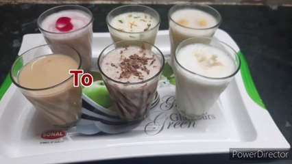 Rose lassi |  Amritsari lassi | Chiku lassi | Banana lassi | Chocolate lassi | Kesar lassi | Summer