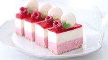ラズベリー・レアチーズケーキの作り方 No-Bake Raspberry Cheesecake｜HidaMari Cooking