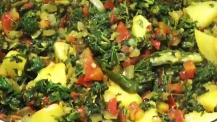 Hyderabadi dhaaba style Methi Aloo | मेथी आलू