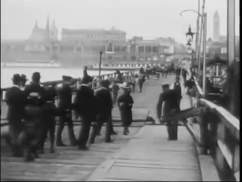 Pont de bateaux (Puente de barco) [1896]