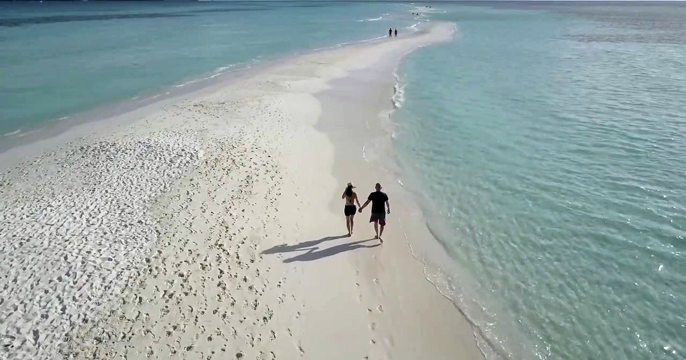 Couple Walking on a Beach