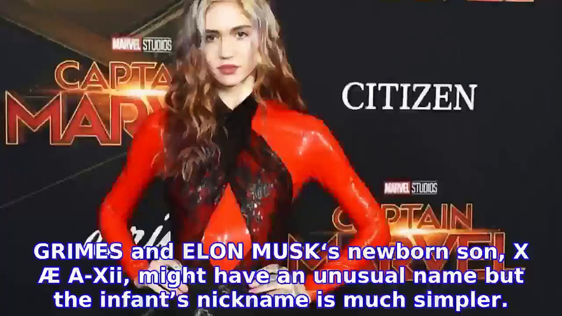 Grimes Reveals Her Adorable Nickname For Newborn Son X Ae A Xii Video Dailymotion