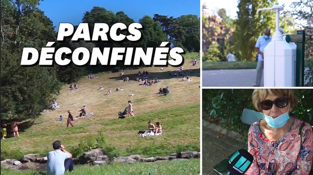 À Paris, le parc des Buttes-Chaumont a rouvert, pour la plus grande joie des Parisiens