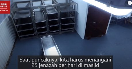Masjid yang menyediakan kamar mayat di tengah wabah virus corona