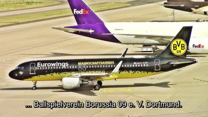 BVB 09 Mannschaftsairbus