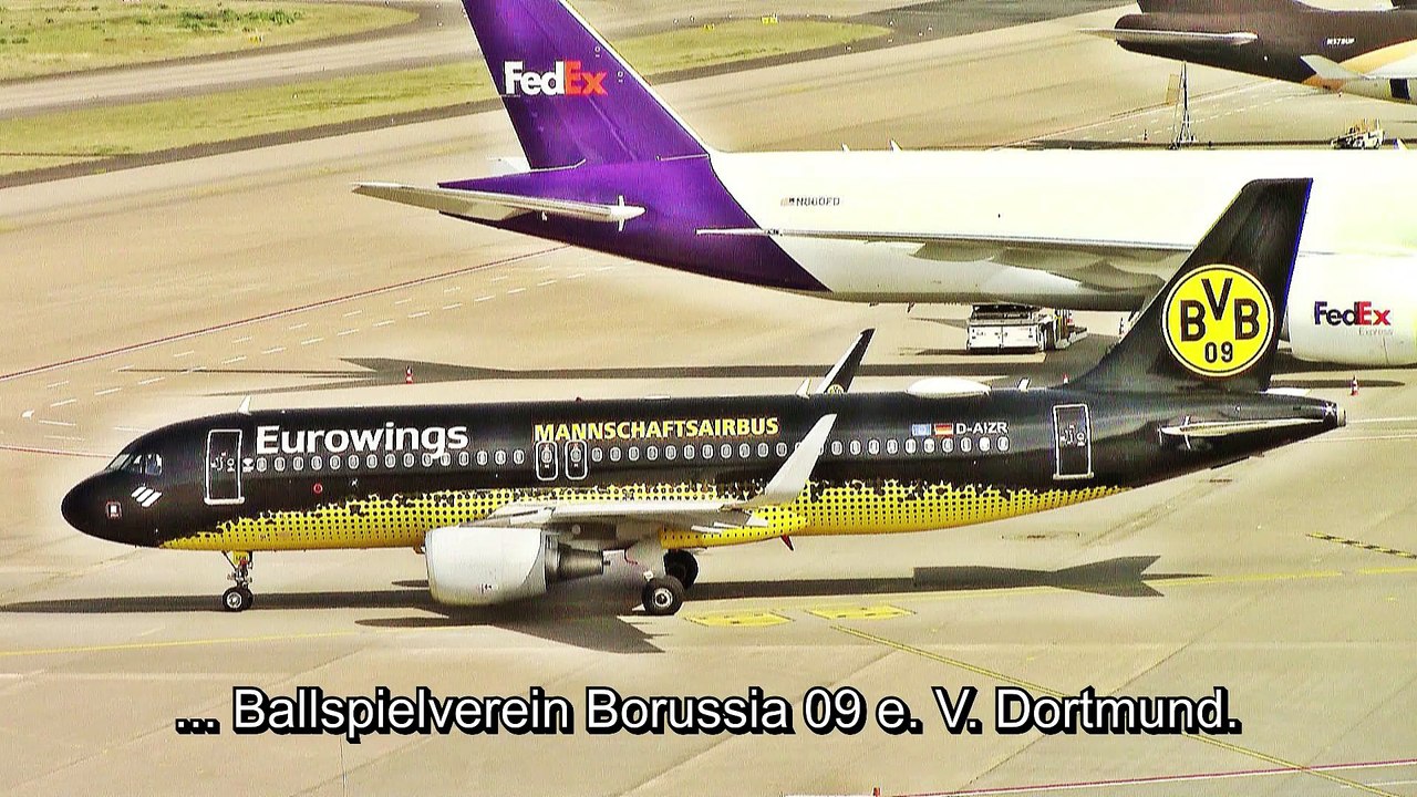 BVB 09 Mannschaftsairbus