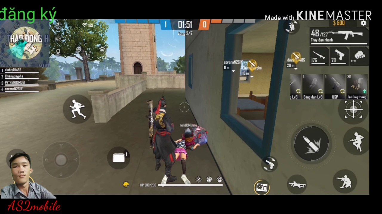 Free free gặp 3 em gái bắn như Game thủ AS2MOBILE