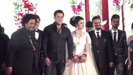 Salman Khan Attends Wedding Of His Make-Up Man's Son