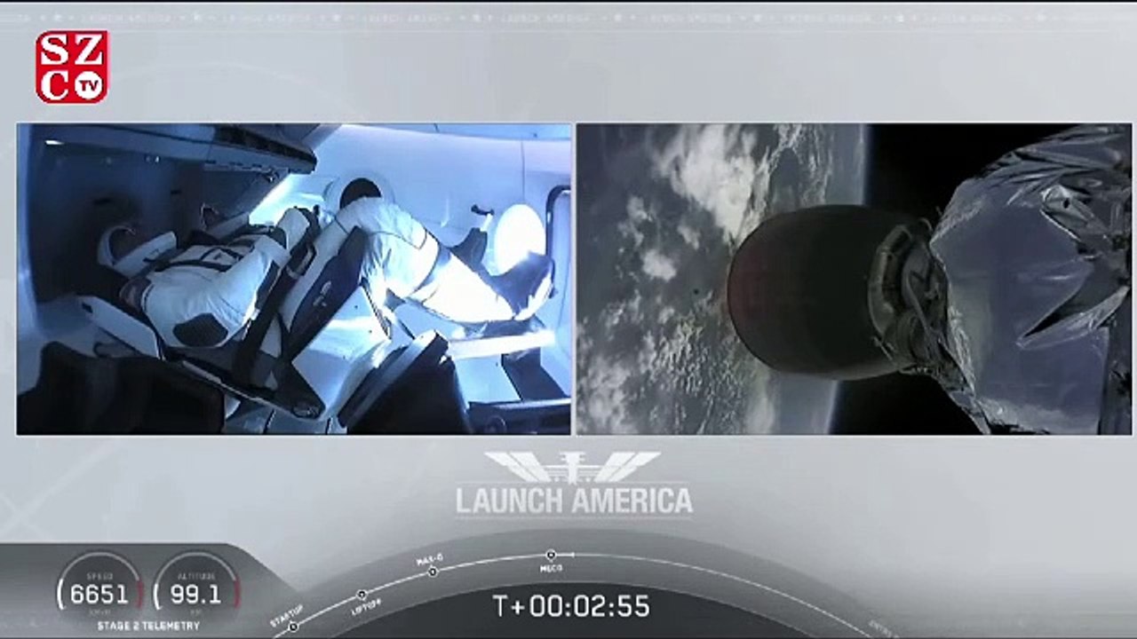 Ertelenen SpaceX insanlı uçuşu başarılı şekilde gerçekleşti