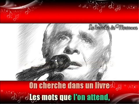 KARAOKE MICHEL SARDOU - Putain de temps