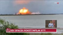 ABD'de SpaceX roketi test sırasında böyle patladı