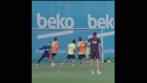 Messi sends LaLiga a warning with deadly finish in Barcelona training